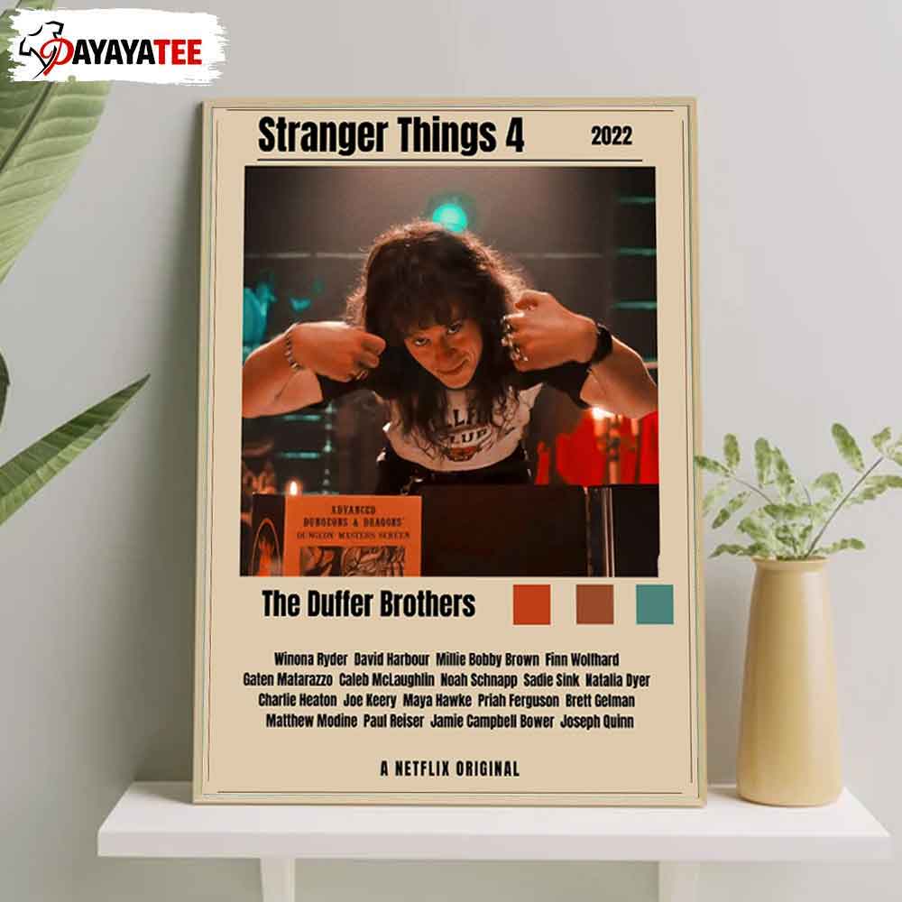 Eddie Munson Poster Stranger Things 4 Hellfire Club