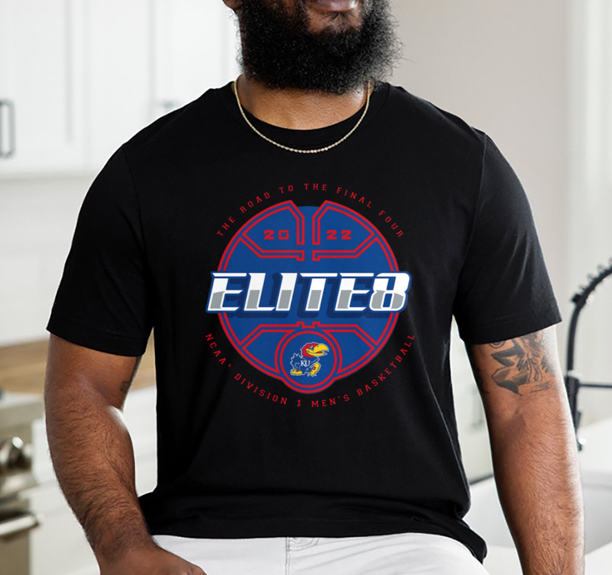 Elite 8 Kansas Jayhawks Final Four Unisex T-Shirt