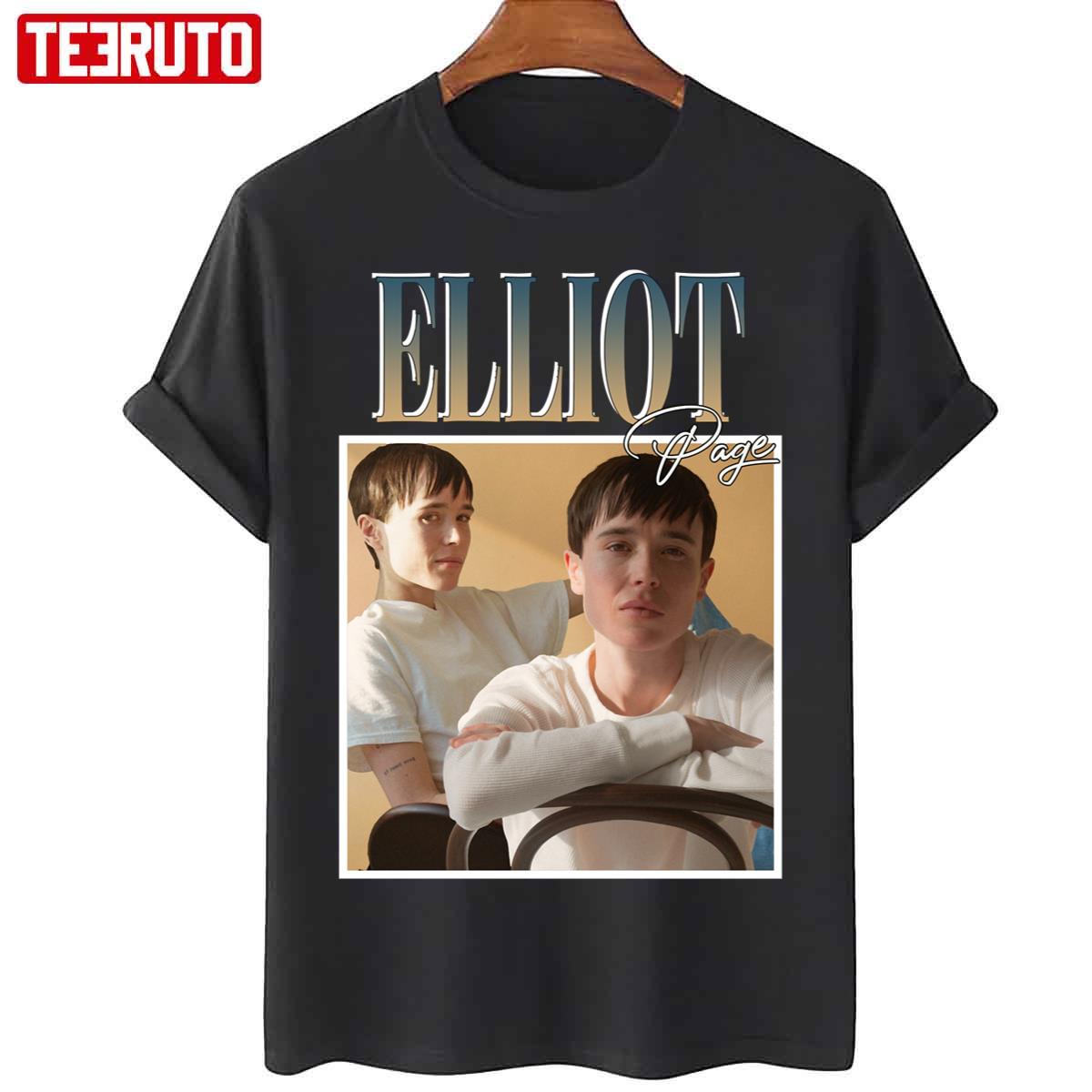 Elliot Page Vintage Bootleg 90s Unisex T-Shirt