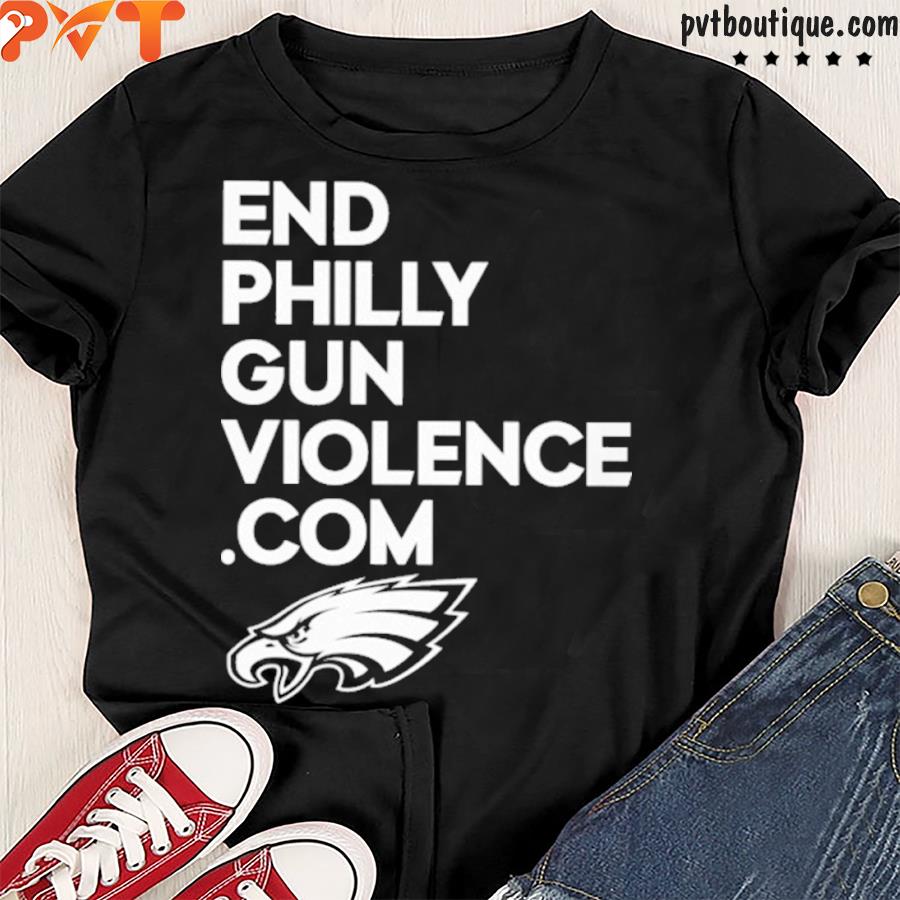 End philly gun violence com t shirt