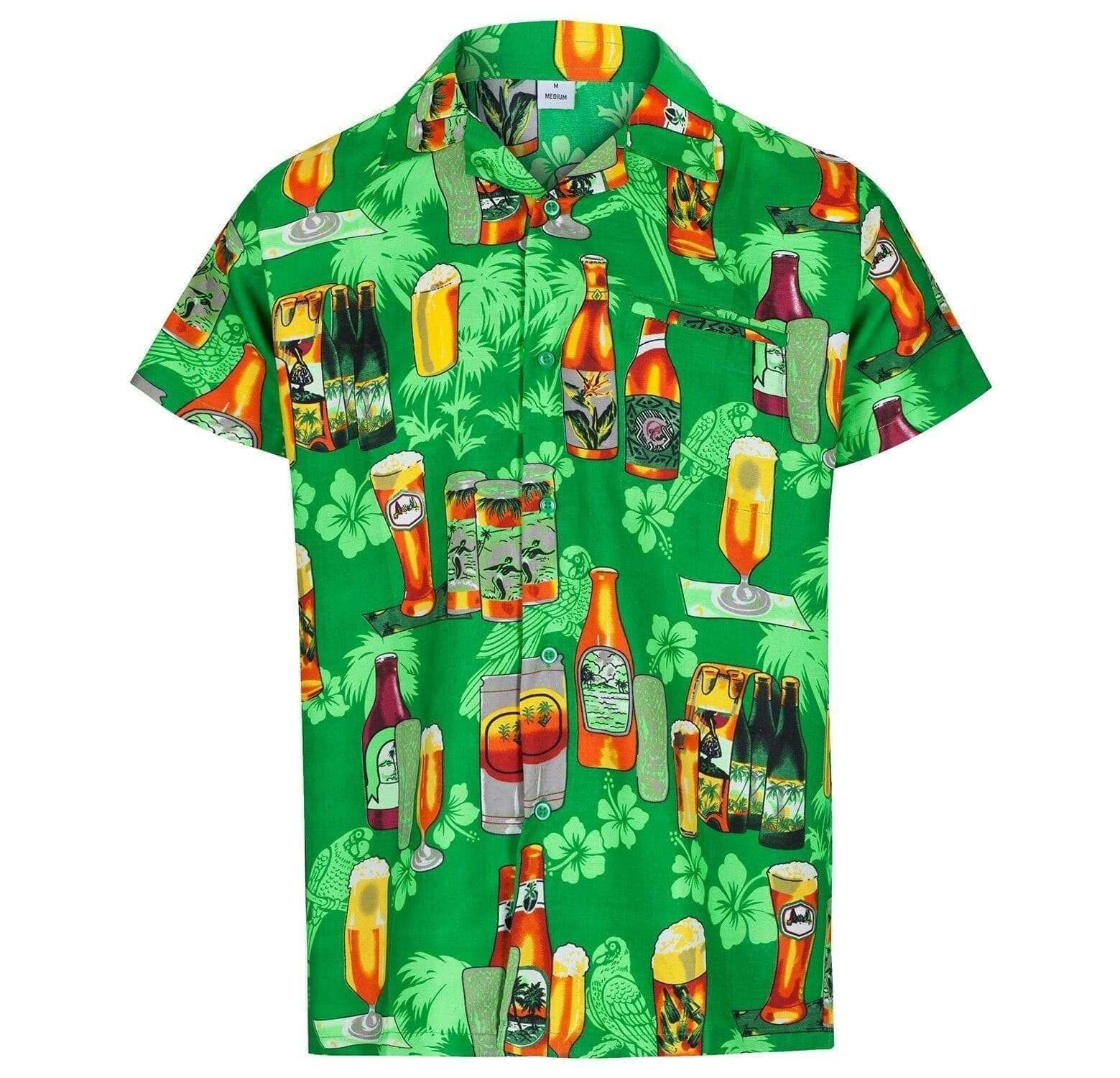 Enjoy Drinking Beer Multi Colors Hawaiian Aloha Shirts #V