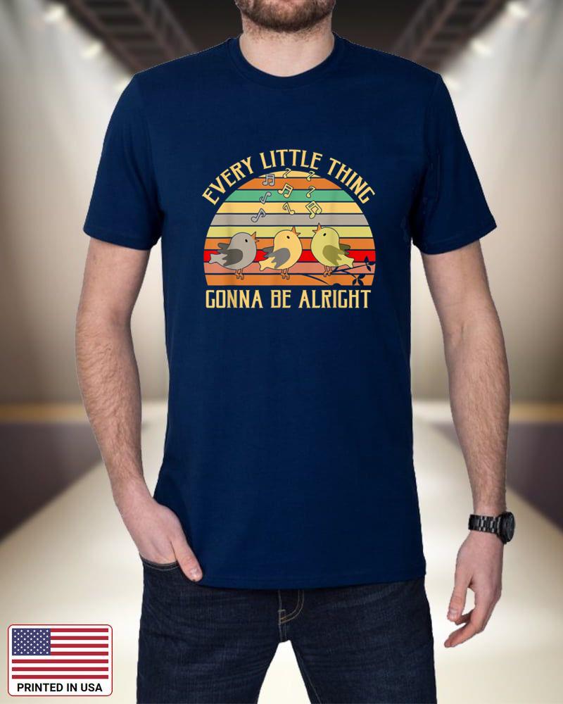 Every Little Thing Is Gonna Be Alright Bird T-Shirt aV0Zh