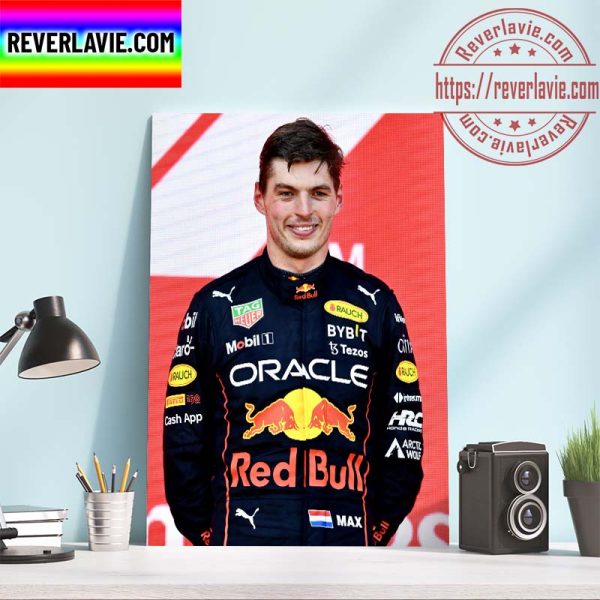 F1 Azerbaijan GP Oracle Red Bull Racing Max Verstappen BAKU Winner 2022 Home Decor Poster Canvas