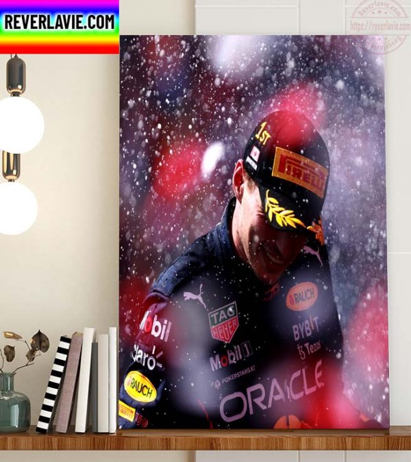 F1 Canadian GP Oracle Red Bull Racing Max Verstappen Winner In Canada Wall Decor Poster Canvas