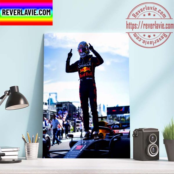F1 Oracle Red Bull Racing Max Verstappen 25 Victories In F1 Home Decor Poster Canvas