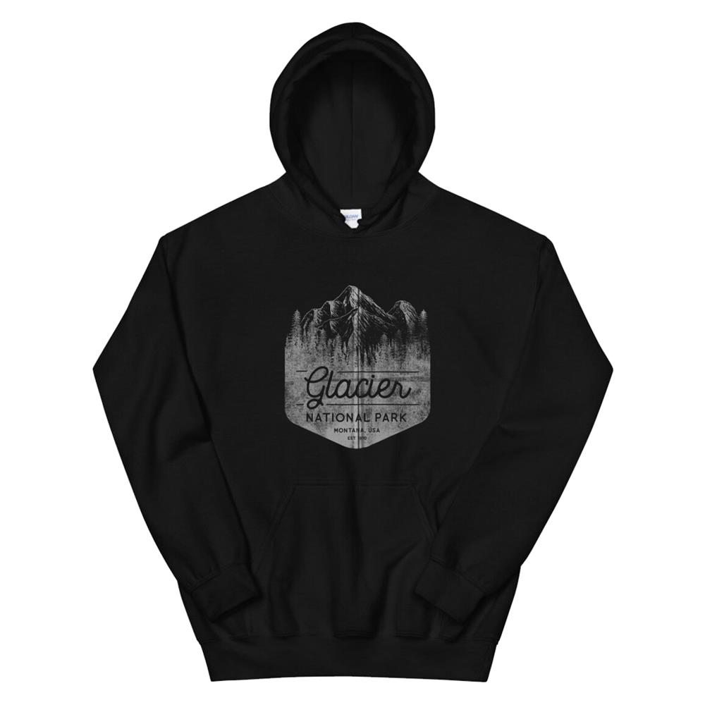 Family Vacation Design Glacier National Park Hoodie