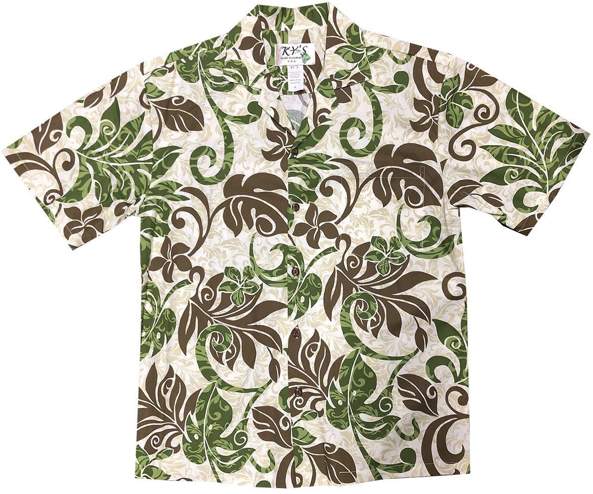 Far Out Man! Green Hawaiian Shirt