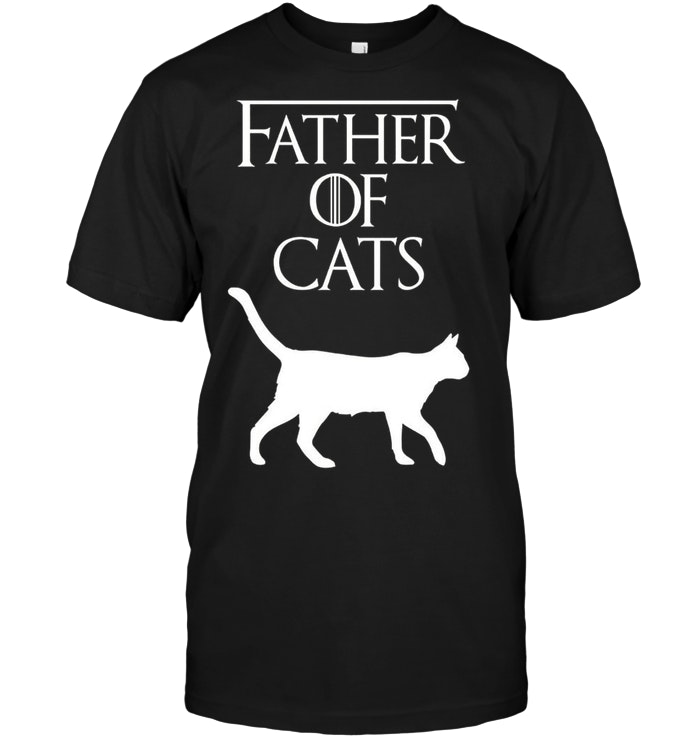 Father Of Cats Fur Dad Funny Cat Lover
