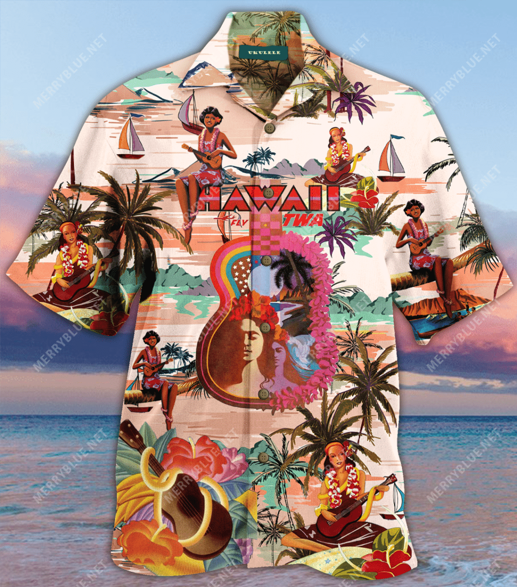 Feel The Music Hawaiian Shirt