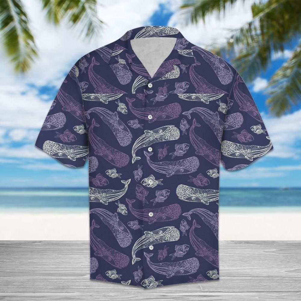 Felobo Hawaii Shirt Amazing Whale H2764 