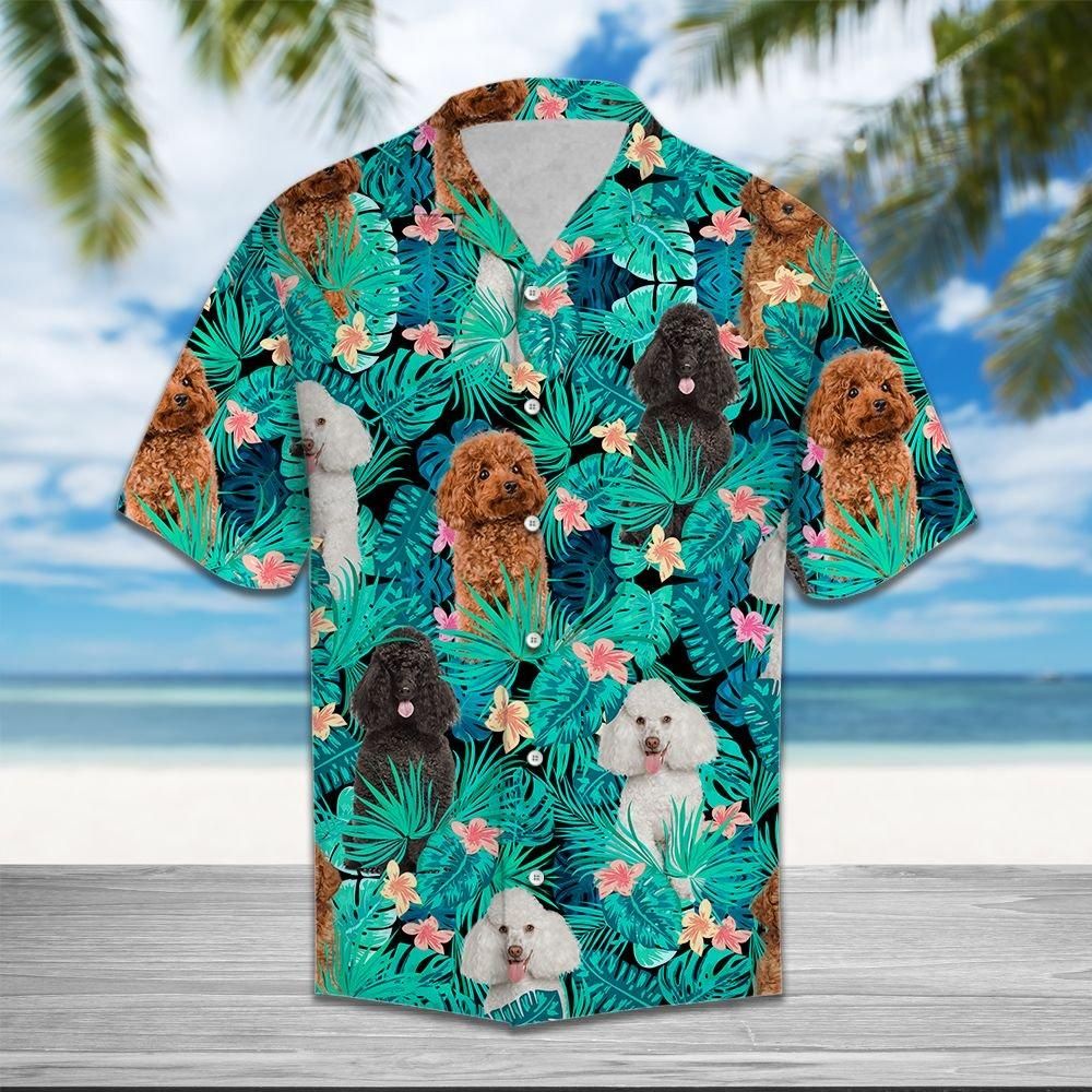 Felobo Hawaii Shirt Poodle Tropical T0107 