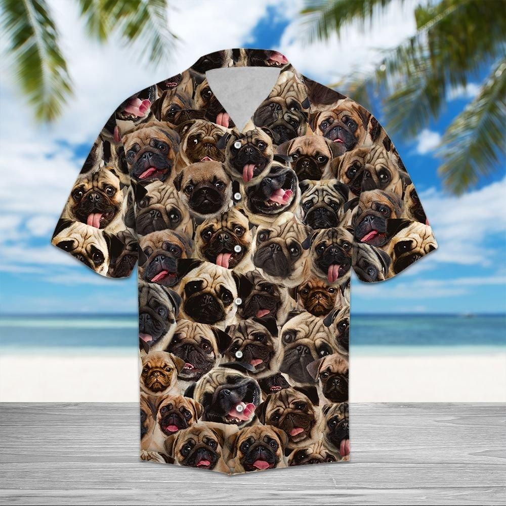Felobo Hawaii Shirt Pug Awesome D0207 
