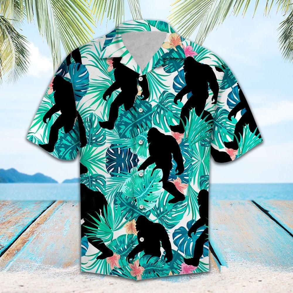 Felobo Hawaii Shirt Tropical Bigfoot H1709 