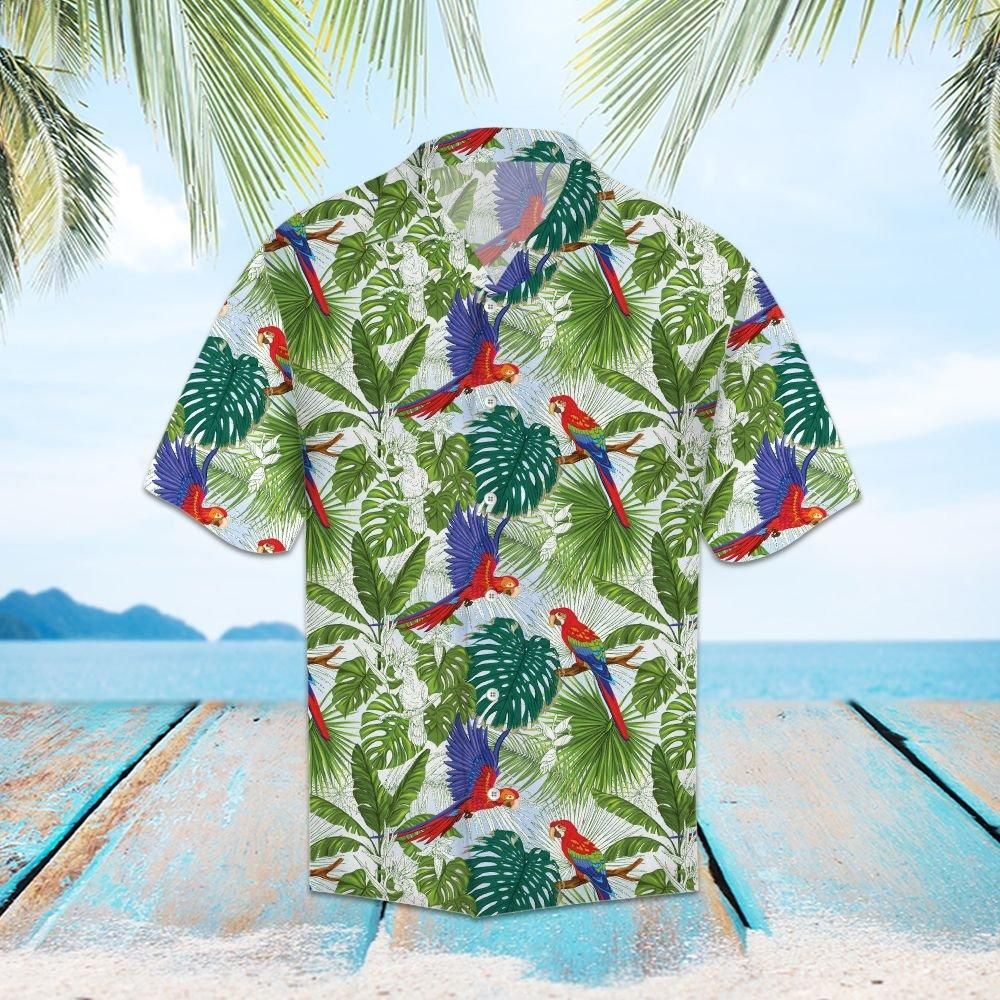 Felobo Hawaii Shirt Tropical Parrot H1703 