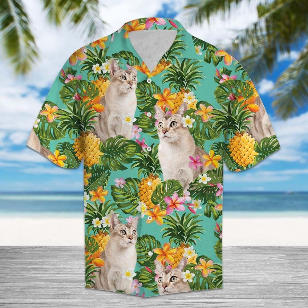 Felobo Hawaii Shirt Tropical Pineapple Burmilla H87082 