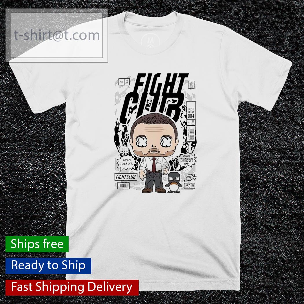 Fight club famous comic book poster unisex shirt