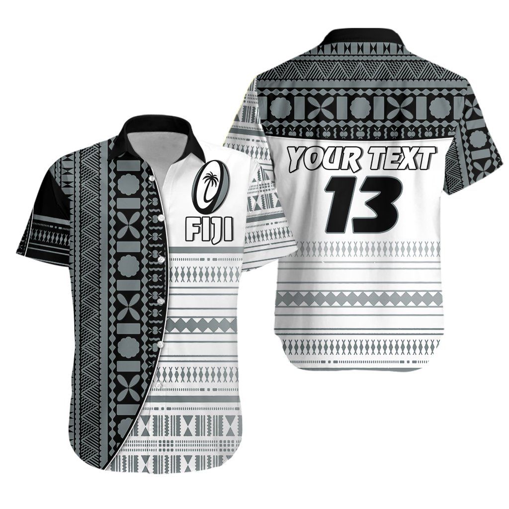 Fiji Rugby Hawaiian Shirt Impressive Version – Custom Text And Number K13 Big And Tall Hawaiian Shirts