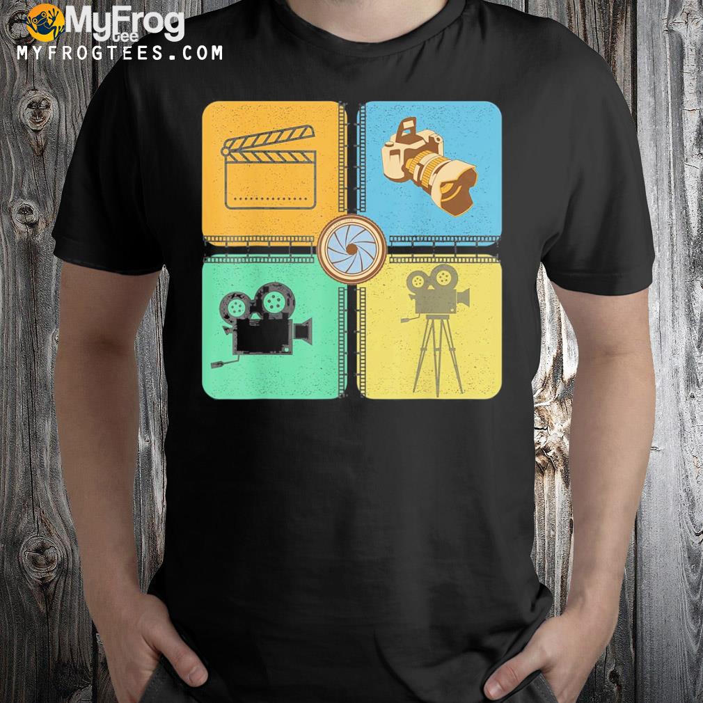 Filmmaker actor director film camera cinema lover movie buff shirt