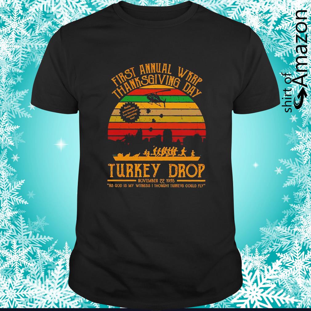 First annual WKRP Thanksgiving day turkey drop vintage t-shirt