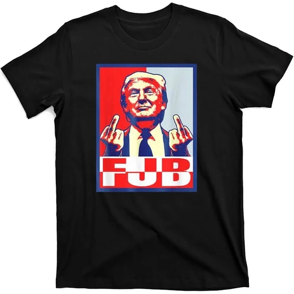 FJB Trump Middle Finger T Shirt
