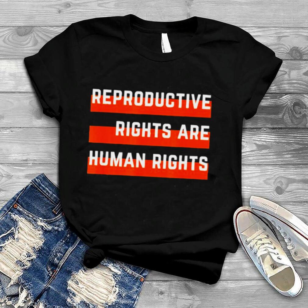 Flag reproductive rights are human rights feminist shirt