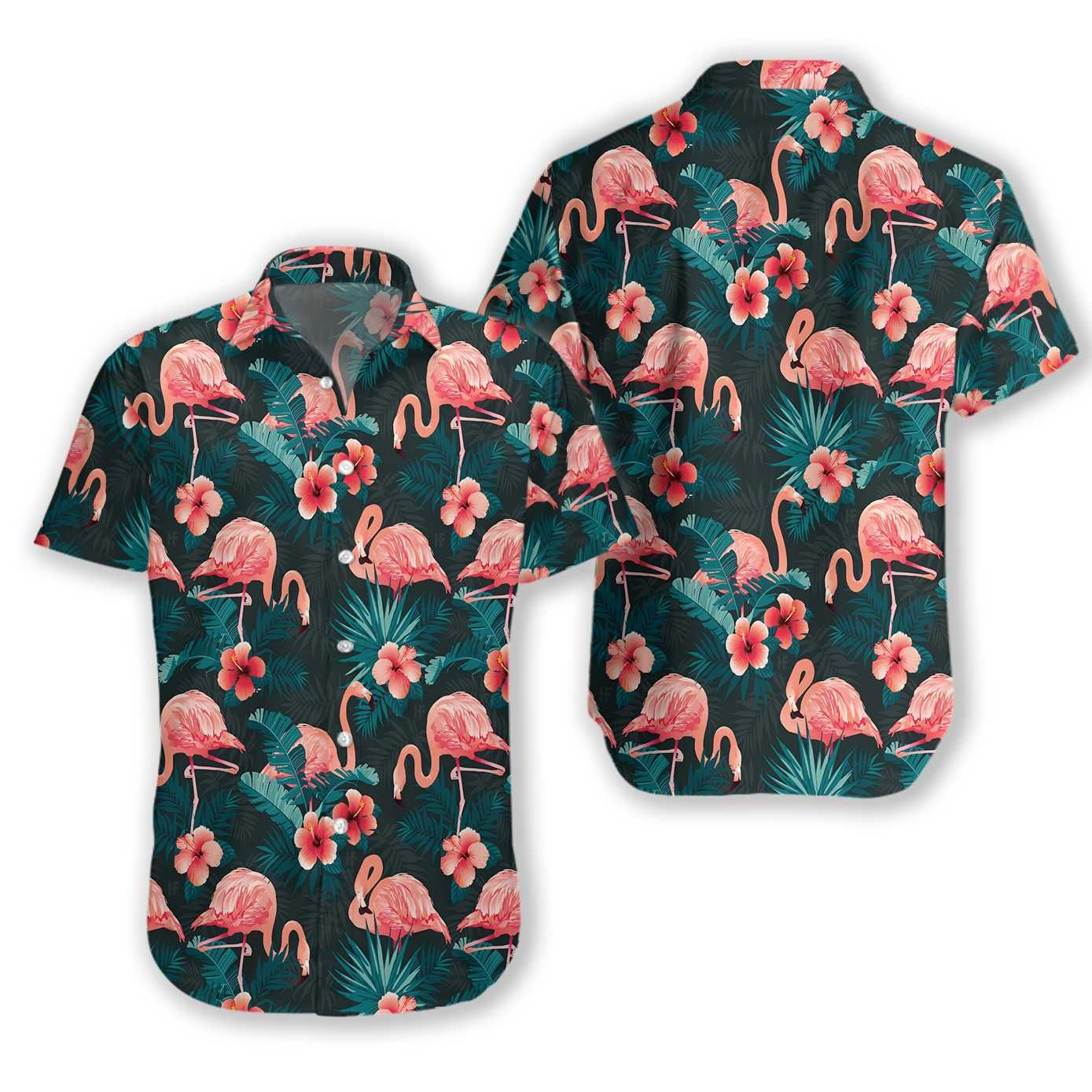 Flamingo 03 Ez23 2610 Hawaiian Shirt