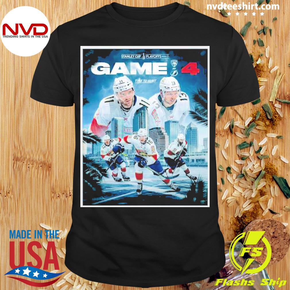 Florida Panthers 2022 Stanley Cup Playoff Game Time To Hunt Shirt