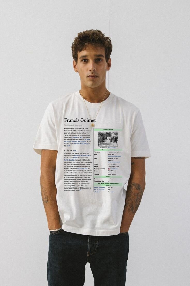 Francis Ouimet Shirt Wikipparel T-Shirt