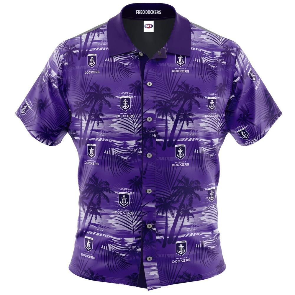 Fremantle Dockers Adult Hawaiian Shirt