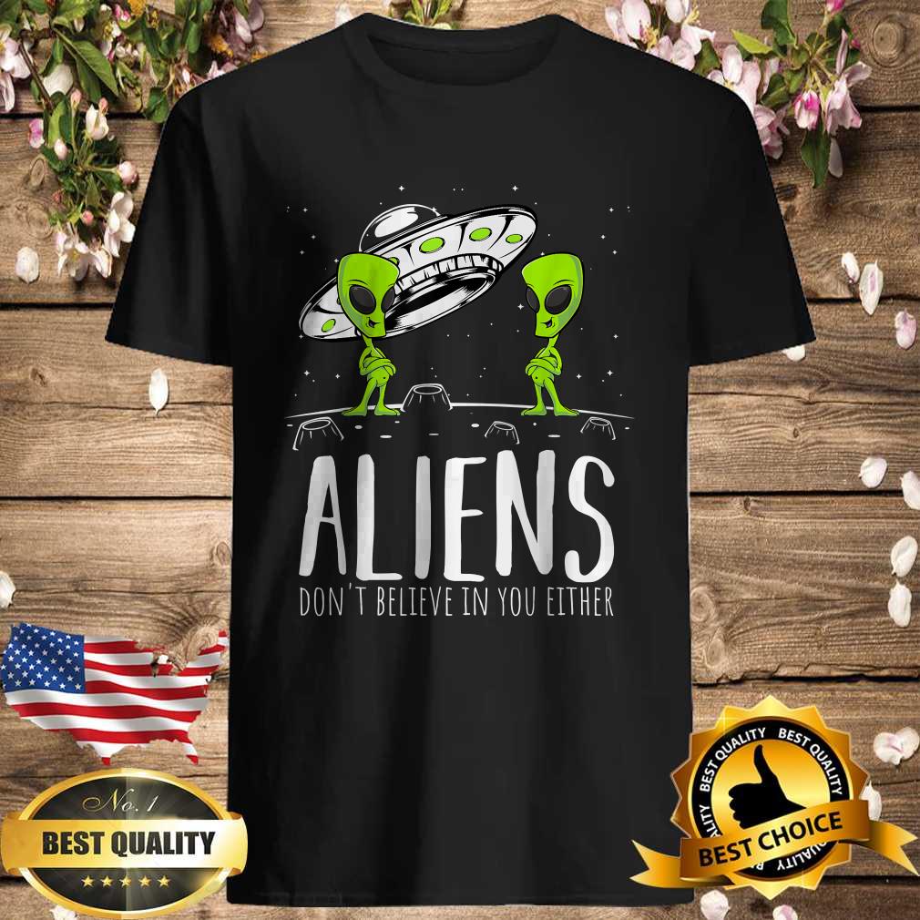 Funny Aliens Space Planets Stars Science Fans Lover T-Shirt