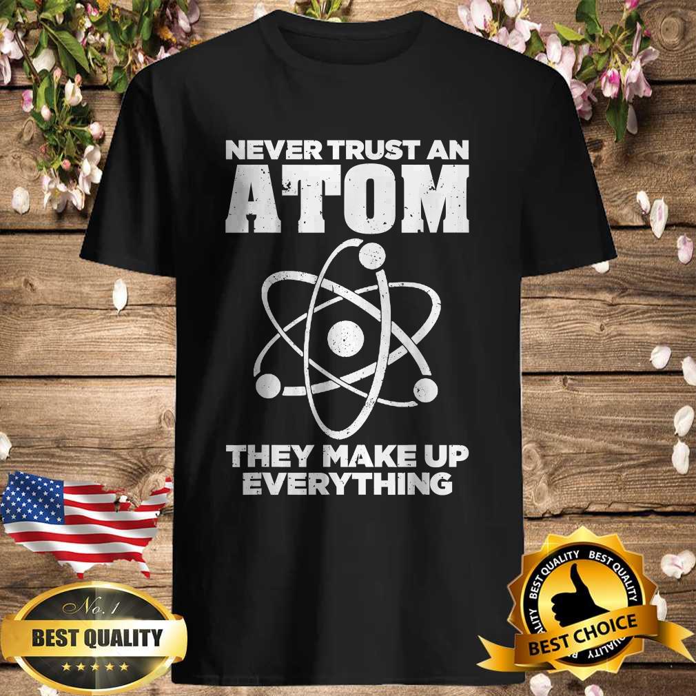Funny Atom Art Men Women Stem Molecule Chemistry Teacher T-Shirt