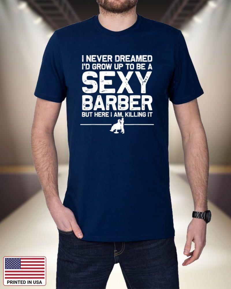 Funny Barber Men Dad Barbershop Hairdresser Hairstylist uTB0X
