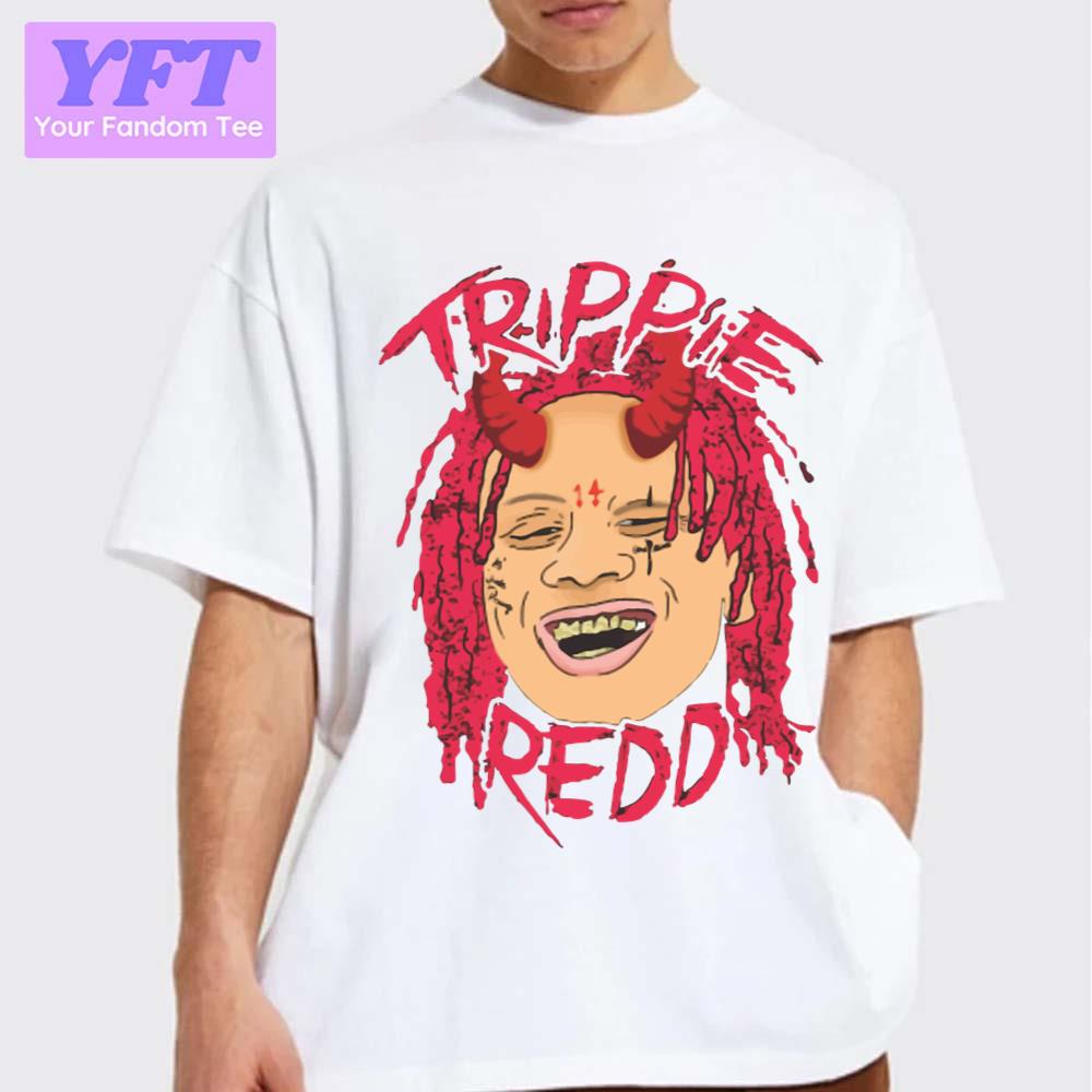 Funny Face Fan Art Trippie Redd Rap Music Unisex T-Shirt