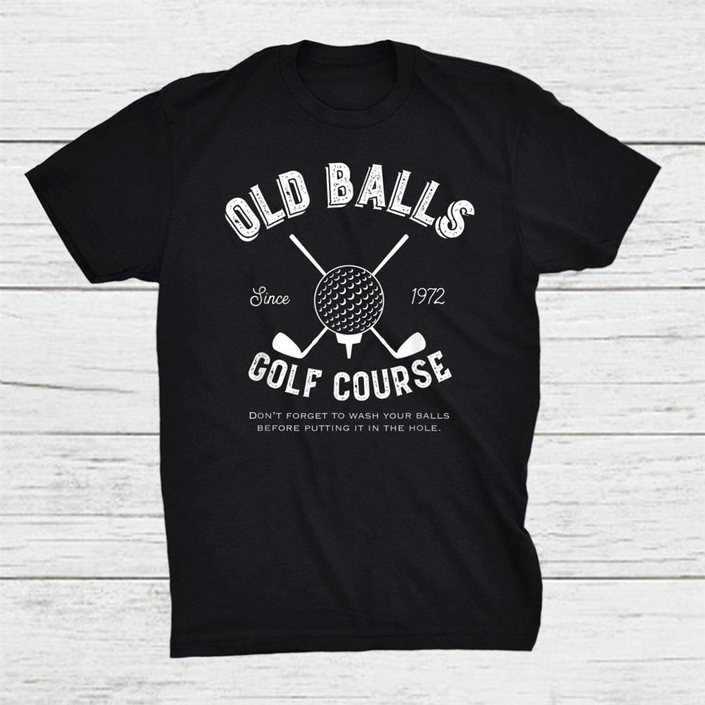 Funny Golf Birthday 1972 For Golfers 50th Birthday Shirt