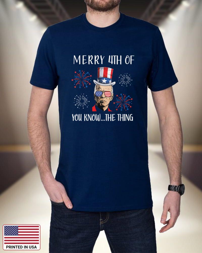 Funny Joe Biden Confused Merry Design, 4th Of July US Flag vZiyc