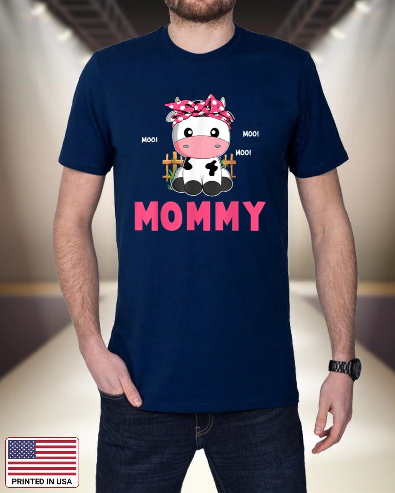 Funny Mommy Cow Cute Cow Farmer Birthday Matching Family_1 6NdJ7