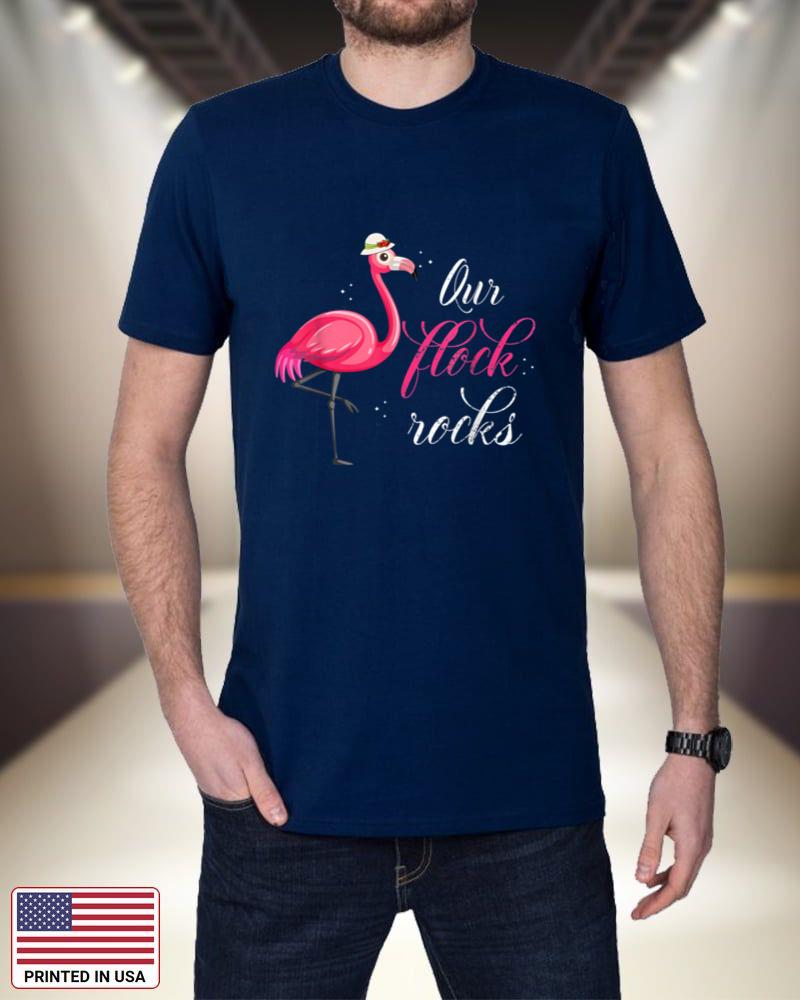 Funny Our Flock Rocks Flamingos Animal Lover Gift Flamingo lzxwg
