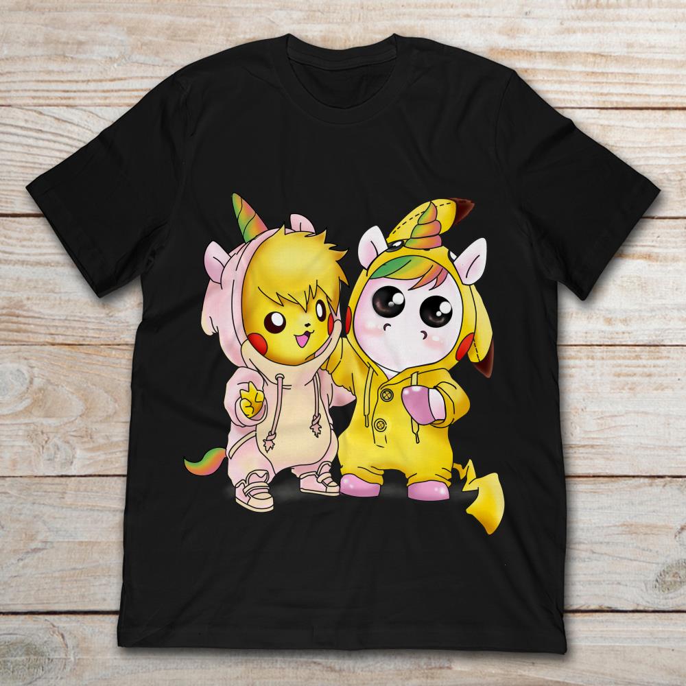 Funny Pikachu And Unicorn