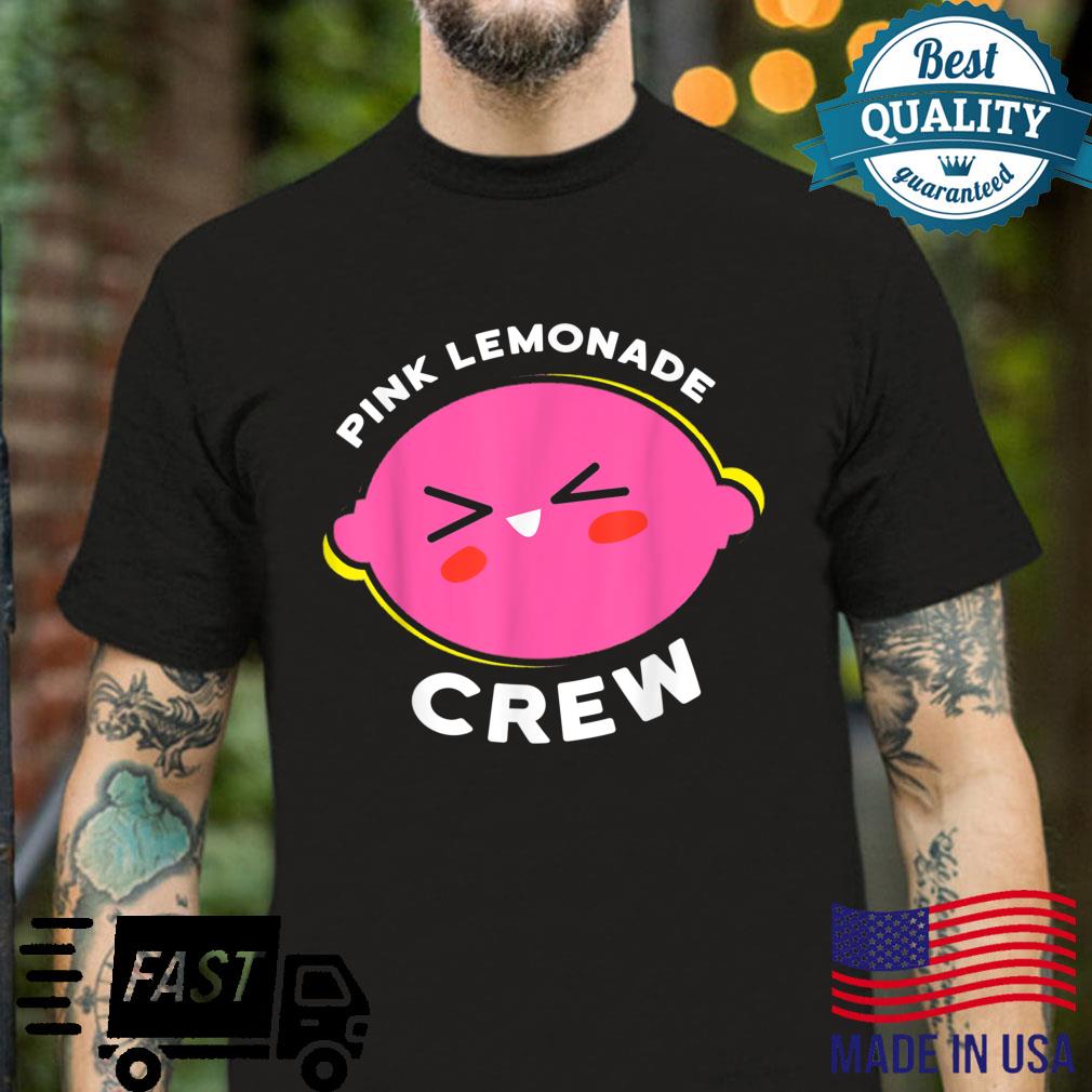 Funny Pink Lemonade Crew Lemon Juice Boss Sell Lemonade Shirt