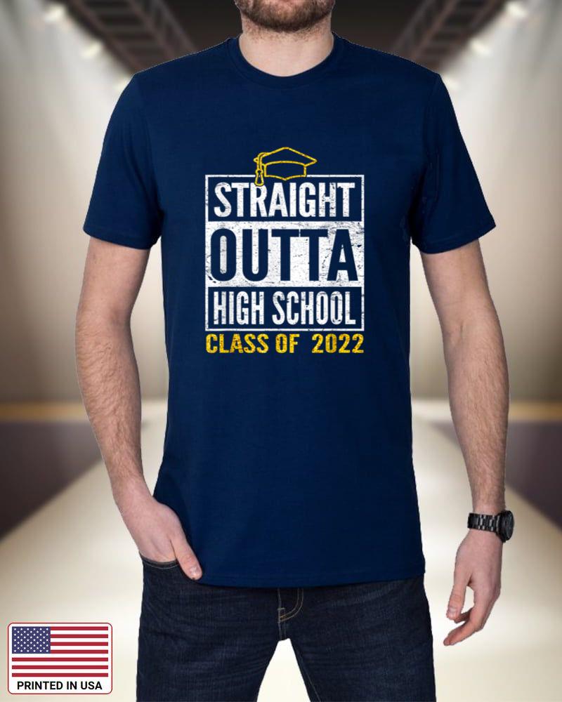 Funny Straight Outta High School 2022 Cute Graduation Grad nWjjQ