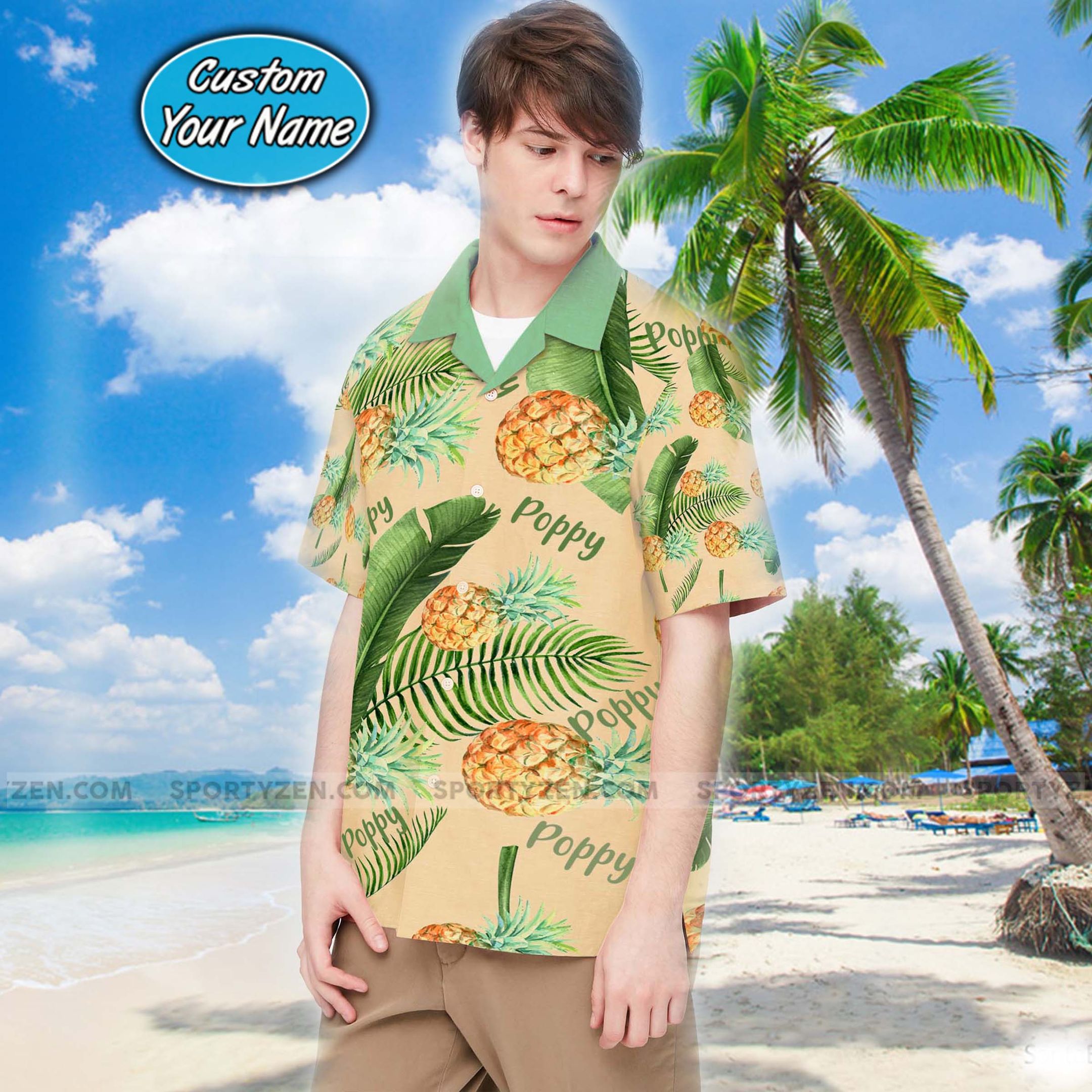 Funny Tropical Custom Hawaiian Shirts 3D #177HL