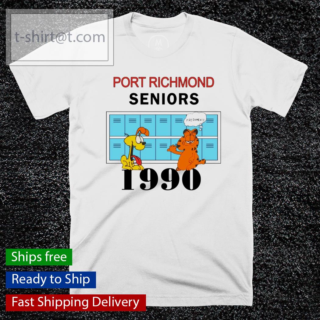 Garfield port richmond seniors 1990 t-shirt