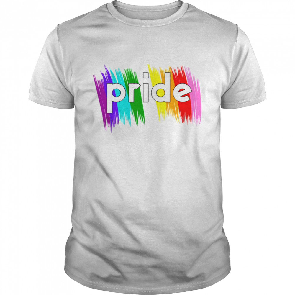 Gay Pride Lgbt Rainbow Stripe Awareness Design Pride Month Lgbtq shirt