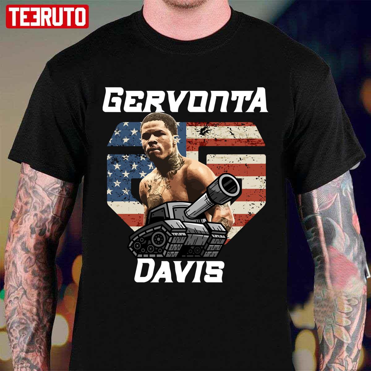 Gervonta Davis Team GD USA Flag Unisex T-Shirt