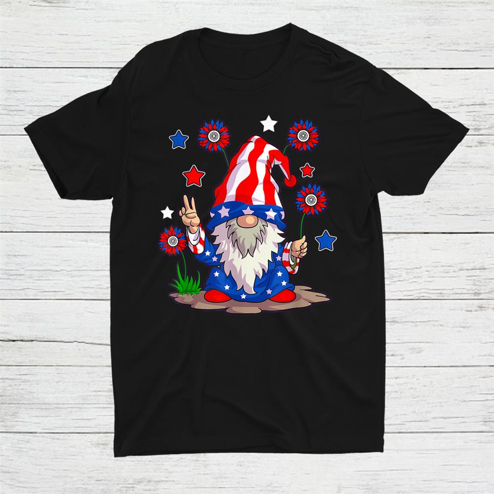Gnomes 4th Of July American Flag Shirt