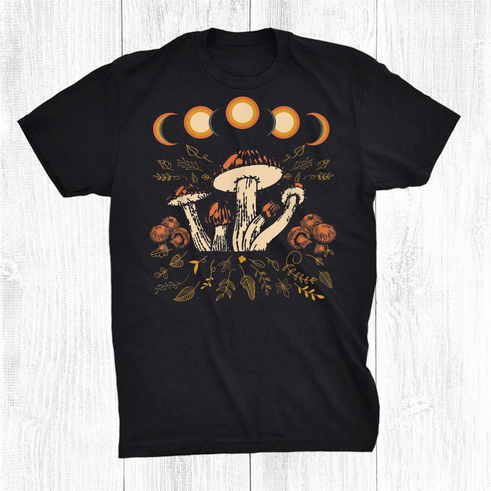 Goblincore Mushroom Foraging Alt Aesthetic Vintage Witchy Shirt