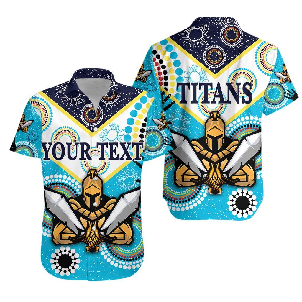 Gold Coast Hawaiian Shirt Titans Gladiator Unique Indigenous K8