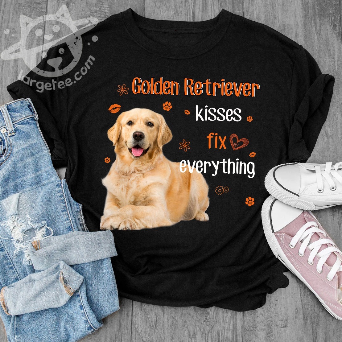 Golden retriever kisses fix everything – Golden dog