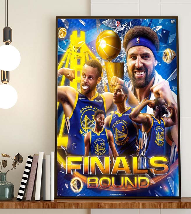 Golden State Warriors are Western Conference Champions Art Decor Poster Canvas