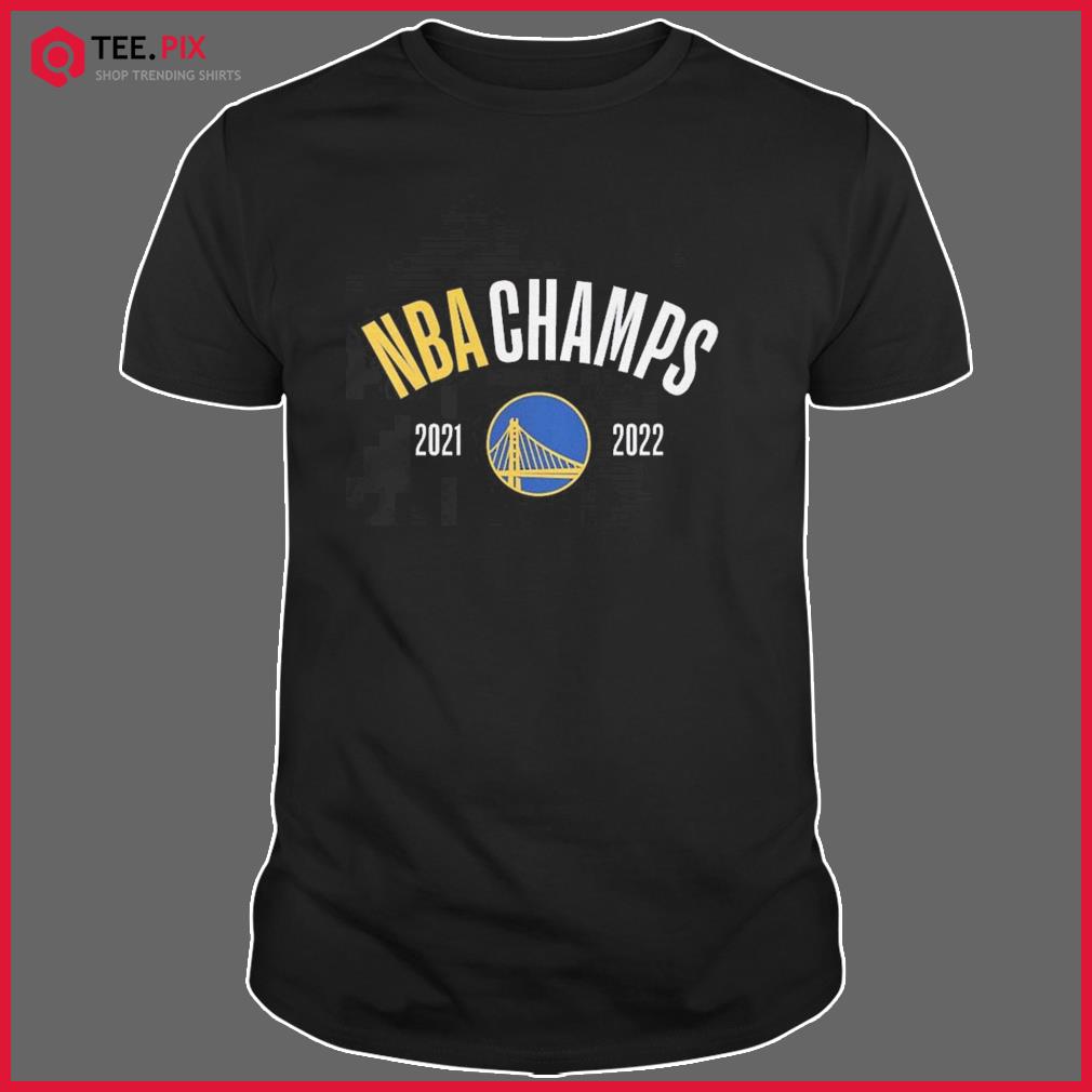 Golden State Warriors Fanatics Branded 2022 NBA Finals Champions Final Buzzer Jersey Roster Shirt